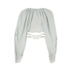Kiko Kostadinov Light Grey Stretch Cotton Blend Blouse