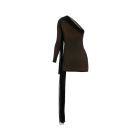 ワンピース DION LEE Black viscose blend one-shoulder dress WB_CL129789002-