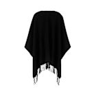 Valentino Garavani Black Cashmere Cape | italist