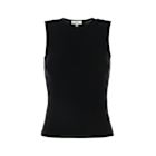 AGOLDE Black Stretch Lyocell Blend Binx Tank Top | italist AGOLDE Black Stretch Lyocell Blend Binx Tank Top | italist