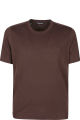 Fitted rib long sleeve henley t-shirt with popper detail at centre fro