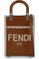 Fendi Pre-Owned 1990-2000s Pequin logo patch two-way bag Brown