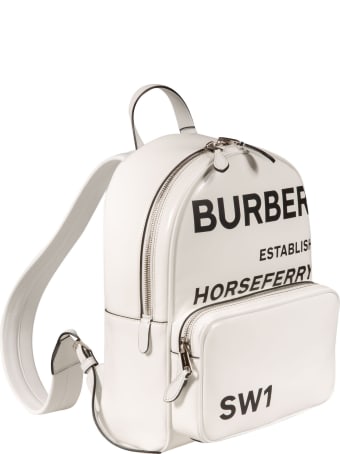 Burberry Logo Printed Backpack