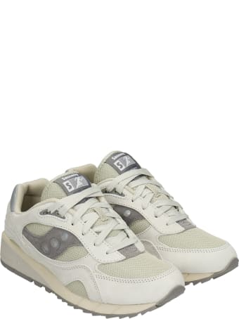 Saucony Shadow 6000 Sneakers In Grey Suede And Fabric