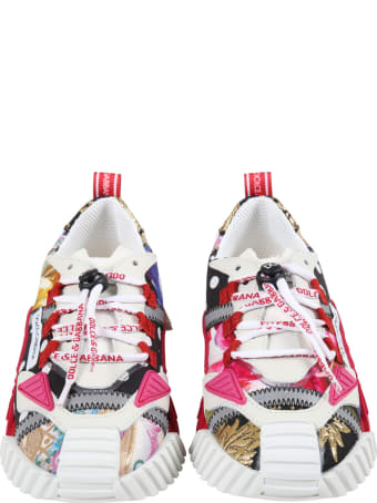 Dolce & Gabbana Multicolor Sneakers For Girl