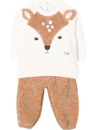 Il Gufo White Suit Unisex Kids