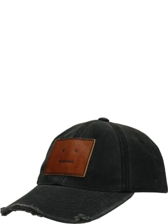 Acne Studios Hats In Black Denim