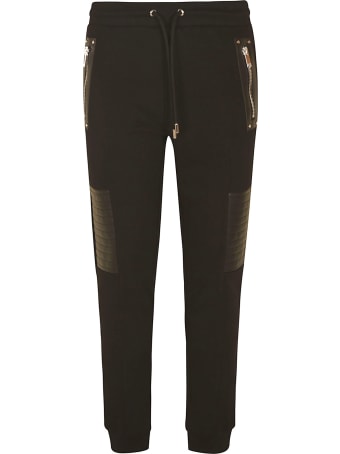 Les Hommes Rib Detail Zipped Pocket Track Pants