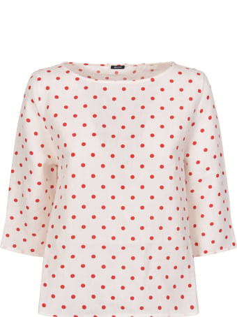 A Punto B Polka Dot Blouse
