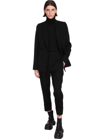 Sapio Pants In Black Wool