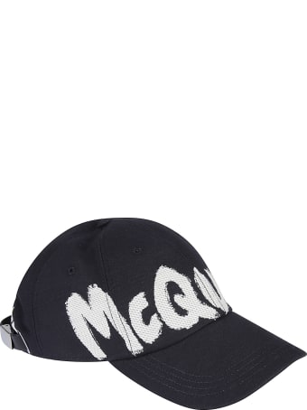 Alexander McQueen Logo Print Baseball Cap