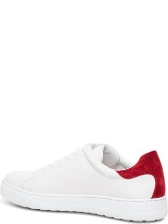 Salvatore Ferragamo Leather Sneakers With Gancini Logo