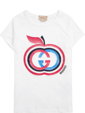 Gucci Cotton T-shirt With Gg Print