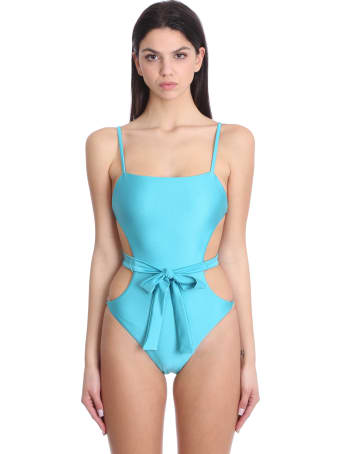 Cult Gaia Gemma Beachwear In Cyan Polyester