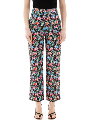 Paco Rabanne Floral Print Trousers