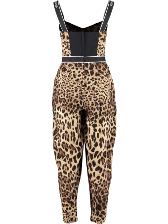 Dolce & Gabbana Printed Silk Jumpsuit