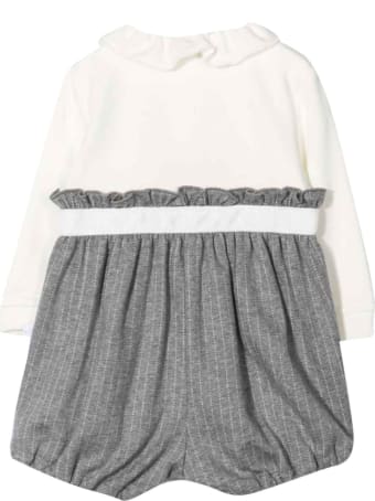 Il Gufo Pinstripe Jumpsuit With Print