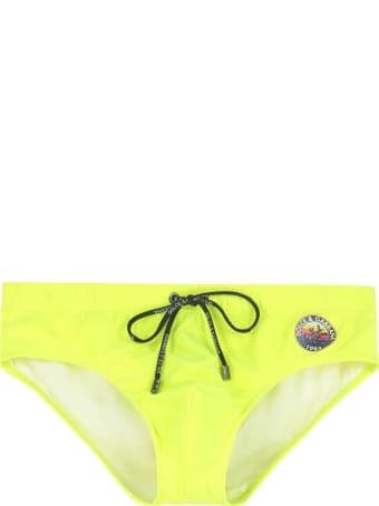 Dolce & Gabbana Logo Print Swim Briefs
