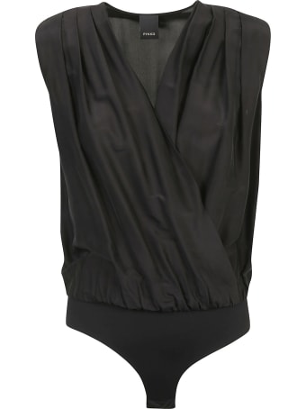 Pinko V-neck Sleeveless Bodysuit