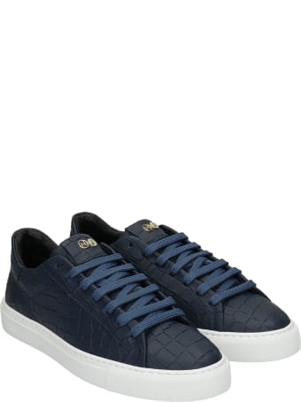 Hide&Jack Sneakers In Blue Leather