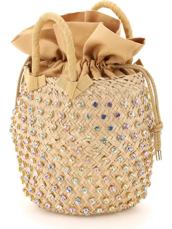 Le Niné Nina Rainbow Pastel Large Basket Bag