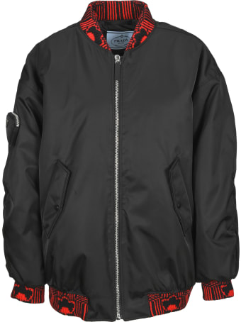 Prada Re-nylon Bomber Jacket