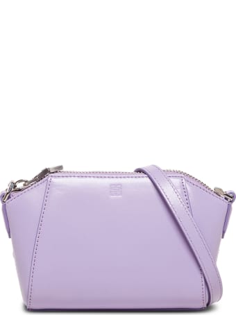 Givenchy Antigona Nano Crossbody Bag In Lilac Leather