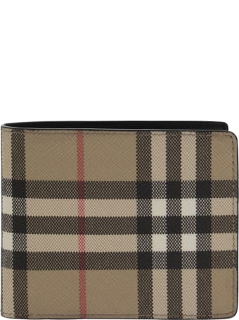 Burberry Vintage Check E-canvas Bifold Wallet