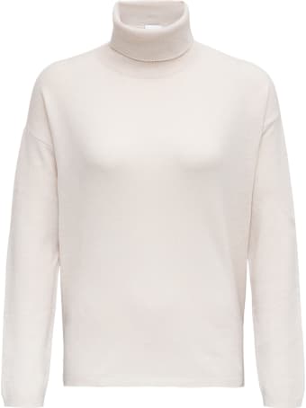 Allude White Cashmere Sweater
