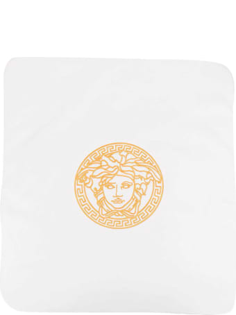 Versace Young White Blanket
