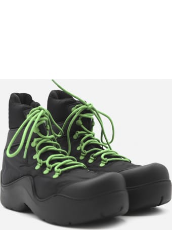 Bottega Veneta Puddle Bomber Boots In Technical Fabric