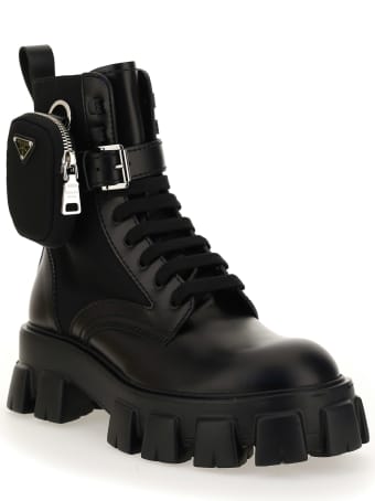 Prada 'monolith' Combat Boots