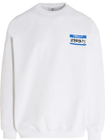 VETEMENTS 'my Name Is Vetements' Sweatshirt
