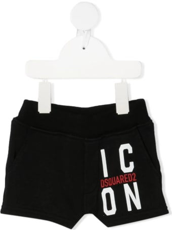 Dsquared2 Newborn Black D2kids Icon Shorts