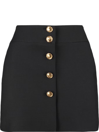 Valentino Wool Crepe Mini-skirt