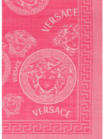 Young Versace 'medusa Dots' Shawl