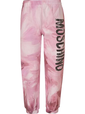 Moschino Logo Print Trousers