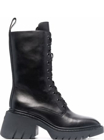Ash Odessa Lace Up Heeled Boots