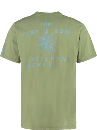 Universal Works Printed Cotton T-shirt