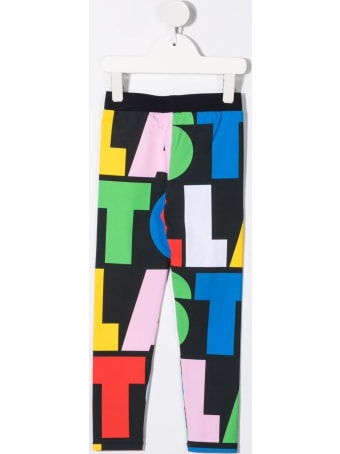 Stella McCartney Kids Multicolor Leggings With Logo Print