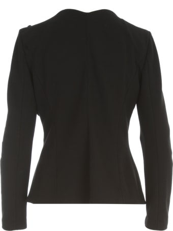 Emporio Armani Jersey Jacket W/knot On Shoulder