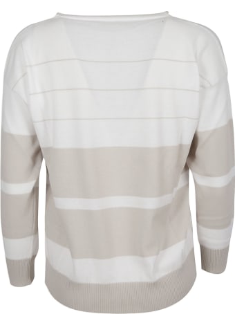 Fabiana Filippi Ribbed Stripe Sweatshirt