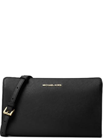 Michael Kors Jet Set Travel Black Crossbody Bag