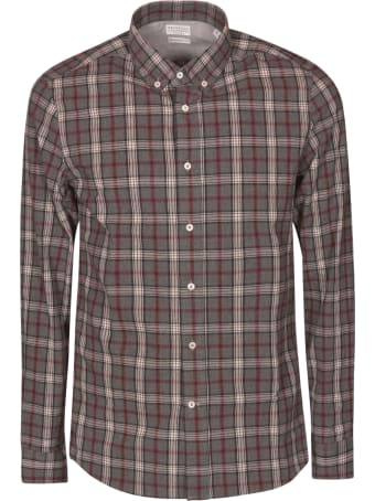 Brunello Cucinelli Check Print Shirt