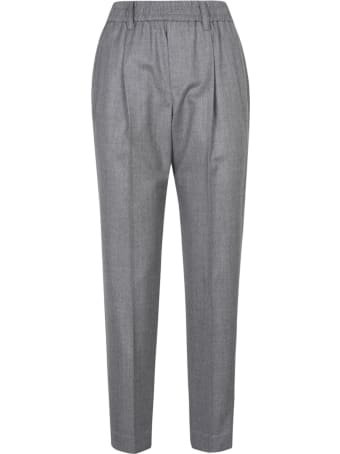 Brunello Cucinelli Rib Cropped Trousers