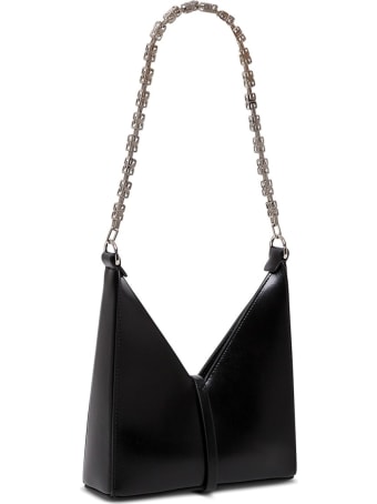 Givenchy Cut Out Crossbody Bag In Box Leather With Chain