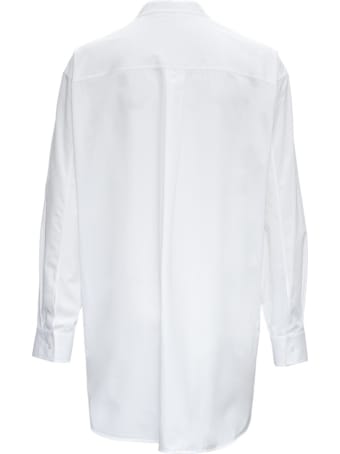 Jil Sander White Oversized Cotton Poplin Shirt
