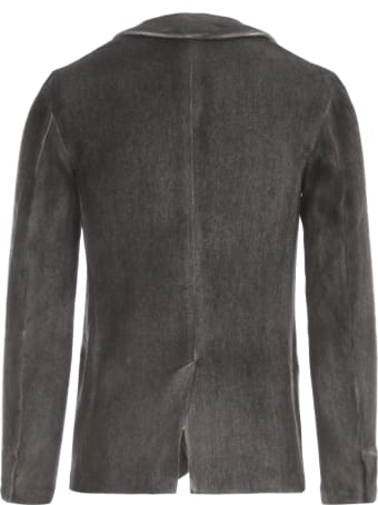 Avant Toi Micro Mat Stitch Rever Jacket With Tonal Effect