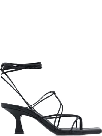 Vic Matié Vic Matiè Black Spool Sandal
