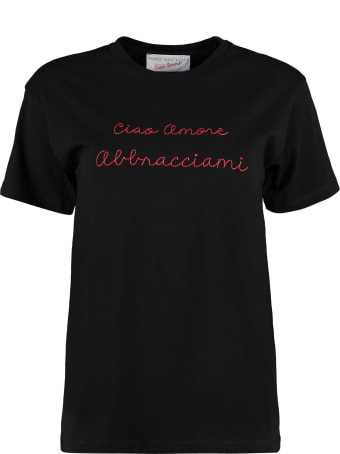 Giada Benincasa Embroidered Cotton T-shirt
